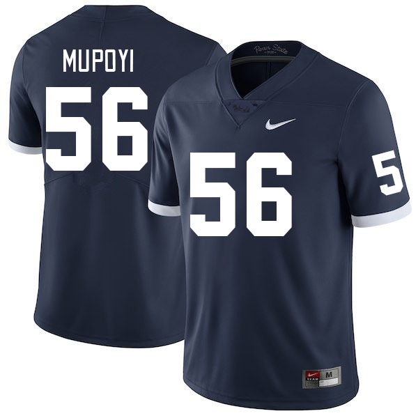 Men #56 Joseph Mupoyi Penn State Nittany Lions College Football Jerseys Stitched Sale-Retro